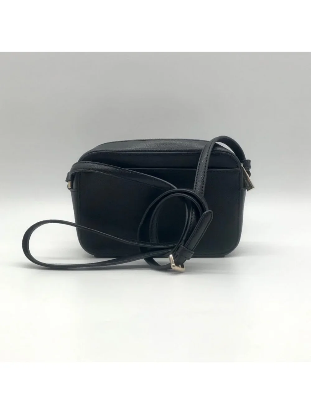Kate Spade Black Saffiano Leather Mini Camera Bag